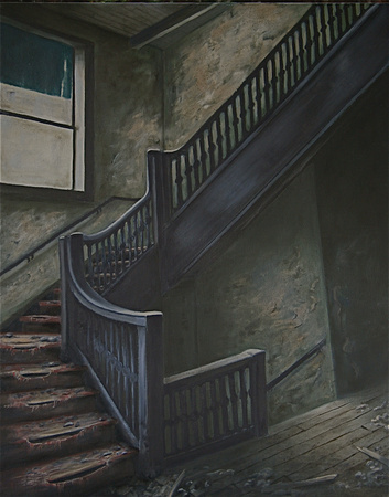 Old Staircase (AFTER) by Suzanne Gerard