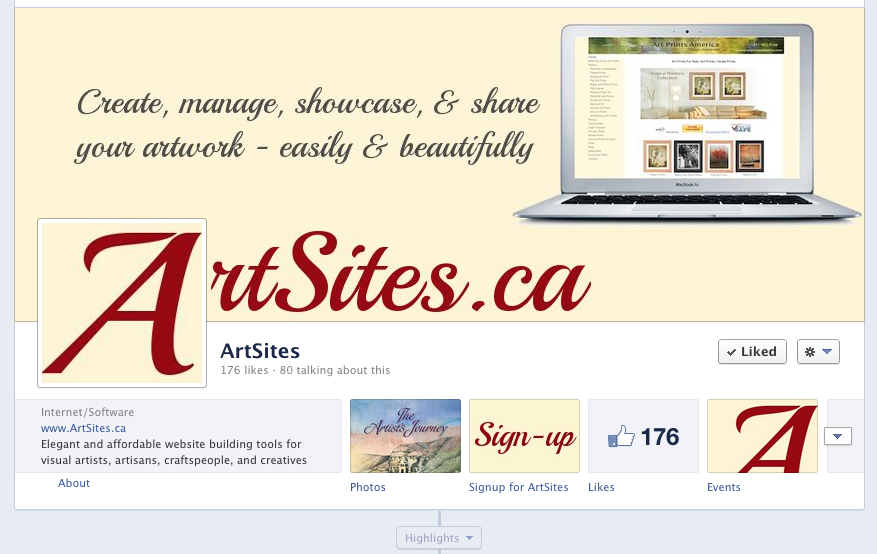 ArtSites Facebook Page