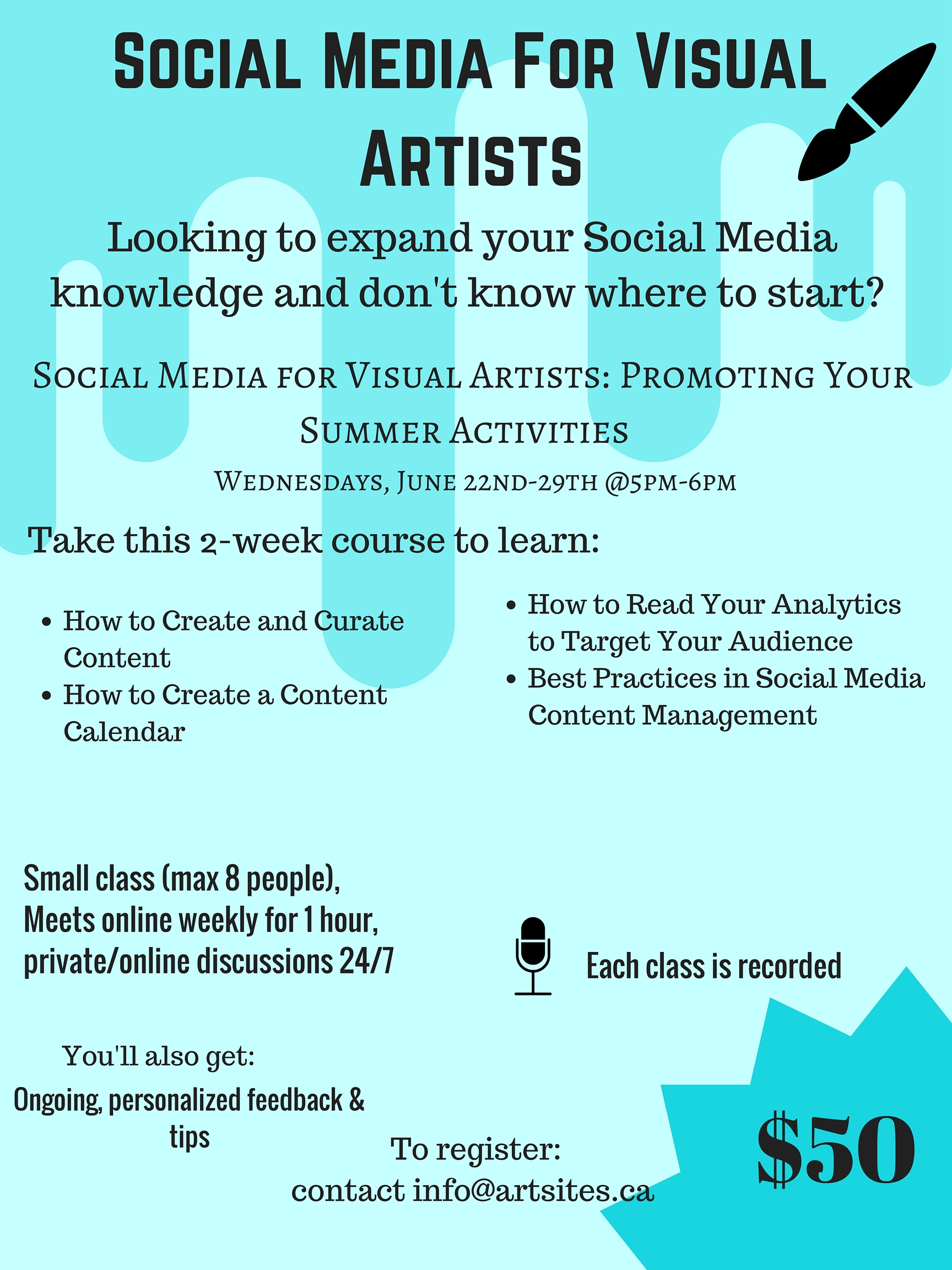 Social Media for Visual Artists Workshop - Instagram
